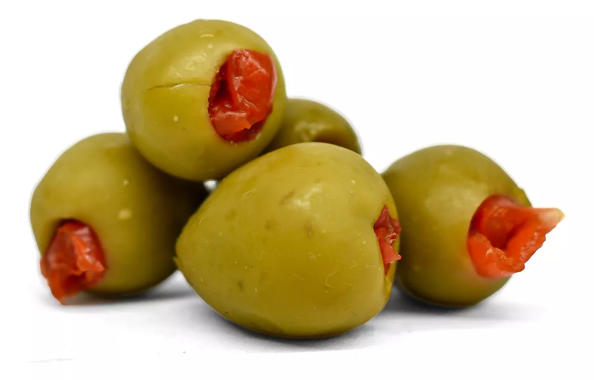 Ricas aceitunas rellenas con habanero, ajo, pimiento o jalapeño