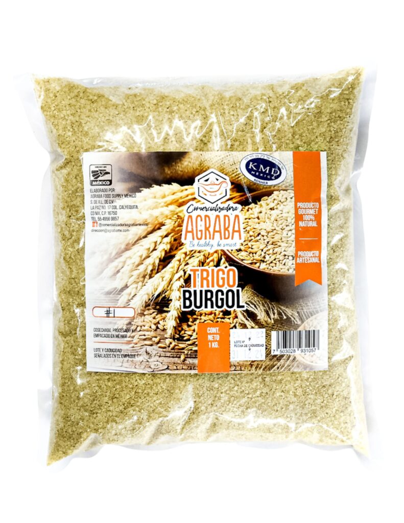 Delicioso trigo burgol en bolsa