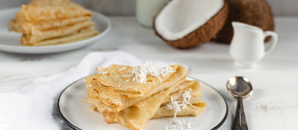 Recetas con harina de coco: crepas