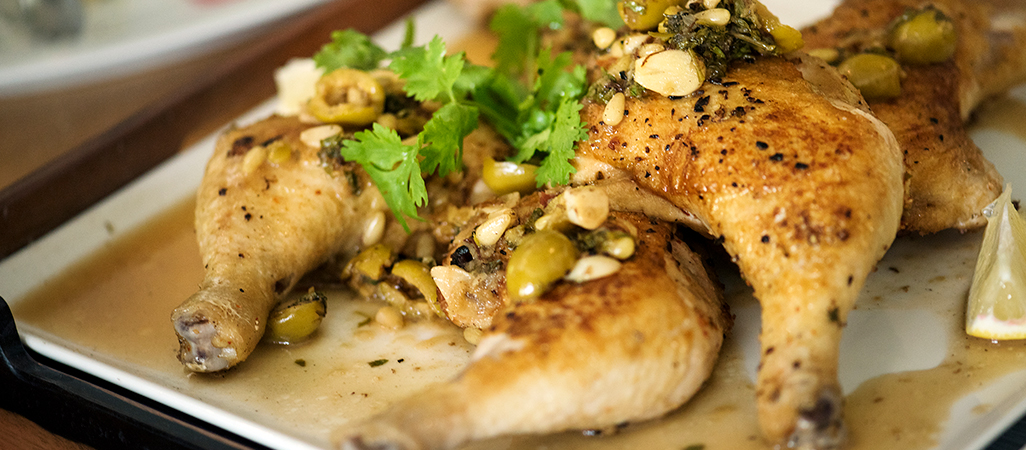 pollo con aceitunas verdes