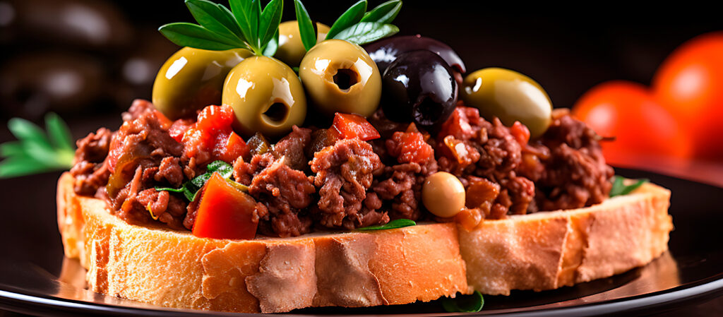 Ejemplo de recetas con aceitunas verdes con picadillo