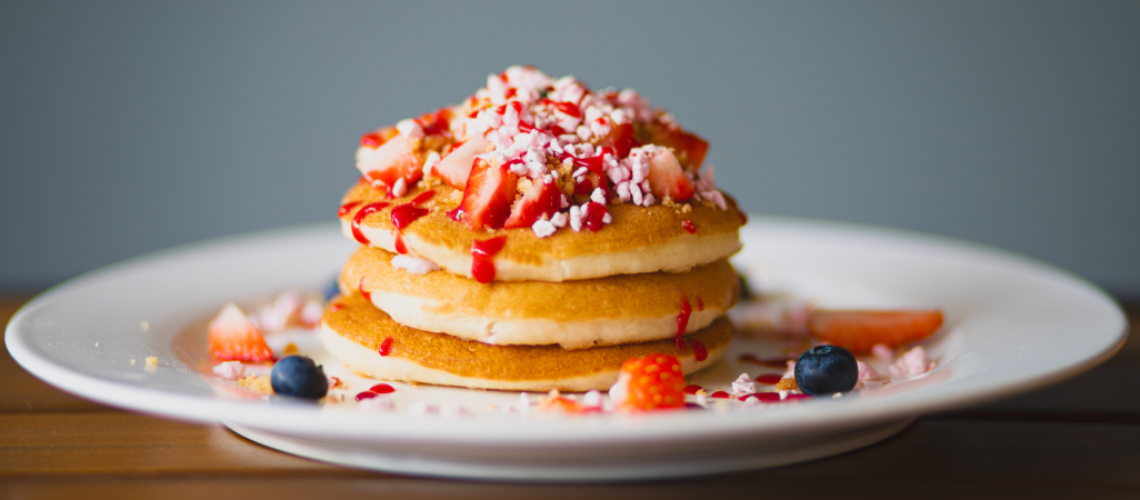 recetas con harina de coco: pancakes