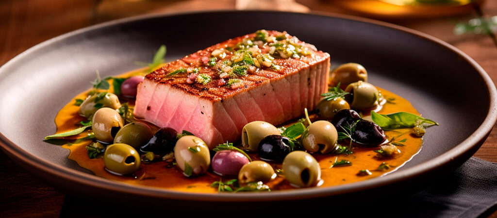 Recetas con aceitunas verdes: salmón
