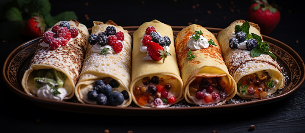 crepas con harina de tapioca