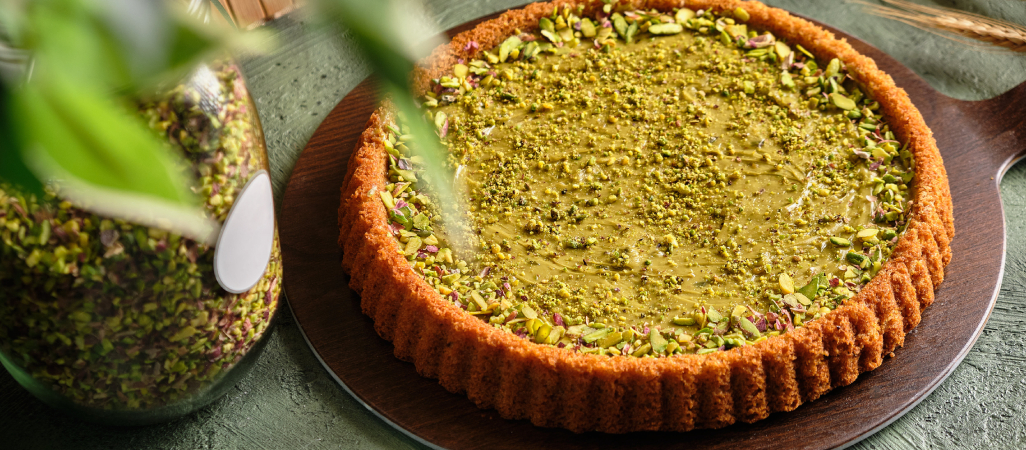 Cheesecake de pistachos