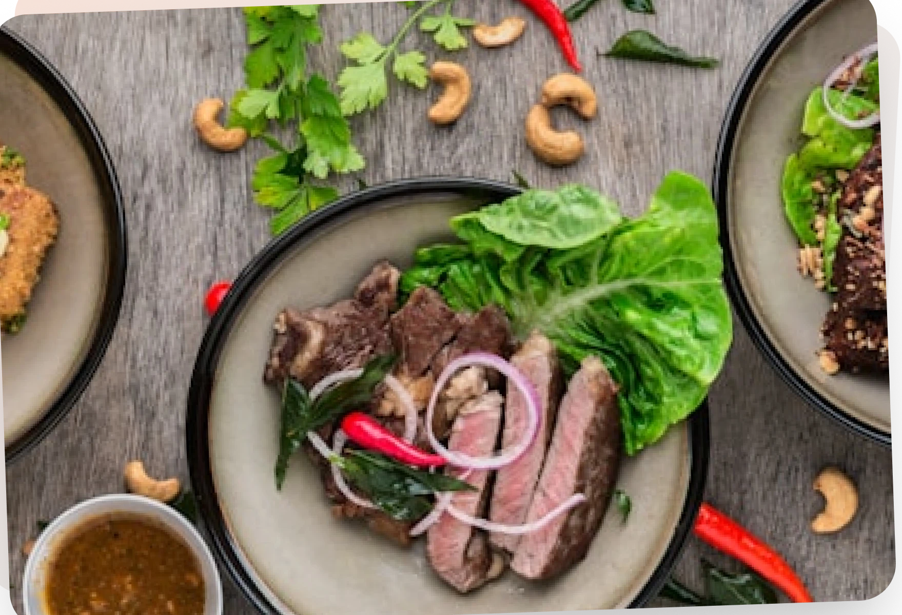 Alimento hecho de productos árabes.